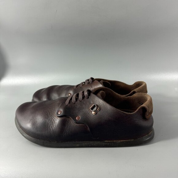 Birkenstock Alabama Brown Oils Leather Closed Toe Shoes, Size 45 main image 9